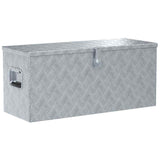 VIDAXL -Speicherbox 90.5x35x40 cm Aluminium Silber gefärbt