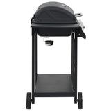 Vidaxl Gasgrill mit 6 Kochzonen Stahl schwarz