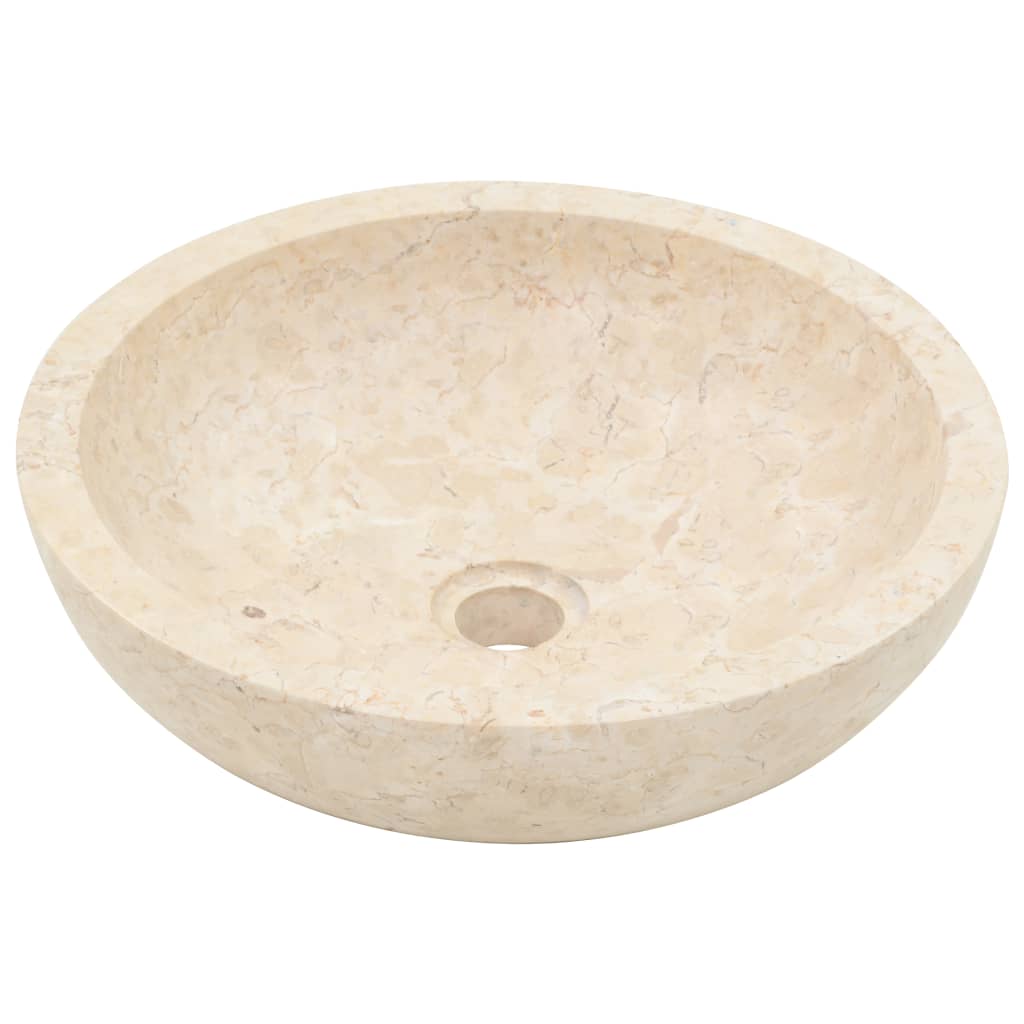 VidaXL sink 40x12 cm marble cream