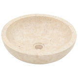 VidaXL sink 40x12 cm marble cream