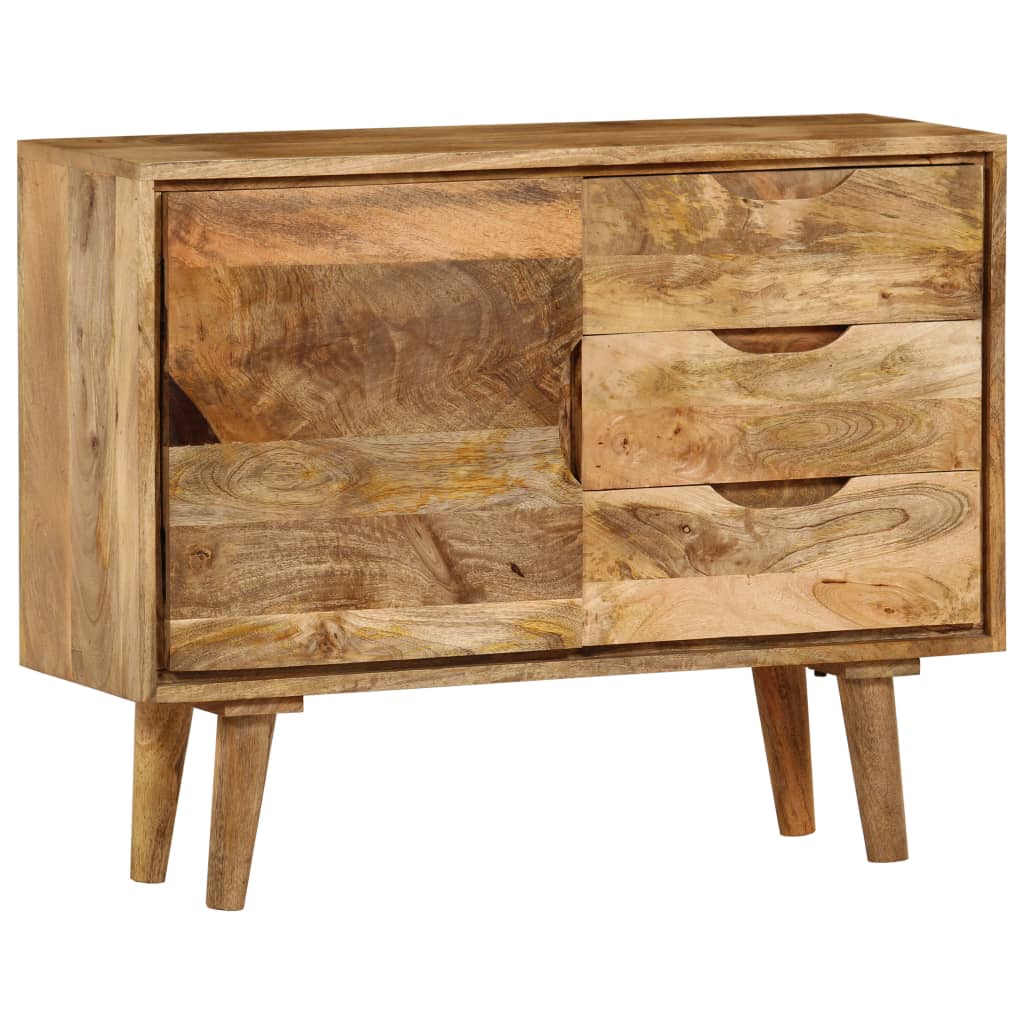 Vidaxl dressoir 90x30x69 cm massief mangohout