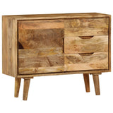 Vidaxl dressoir 90x30x69 cm massief mangohout