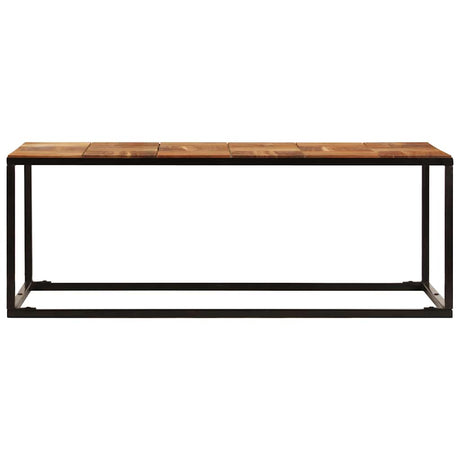 Vidaxl salontafel 110x60x40 cm massief acaciahout en staal
