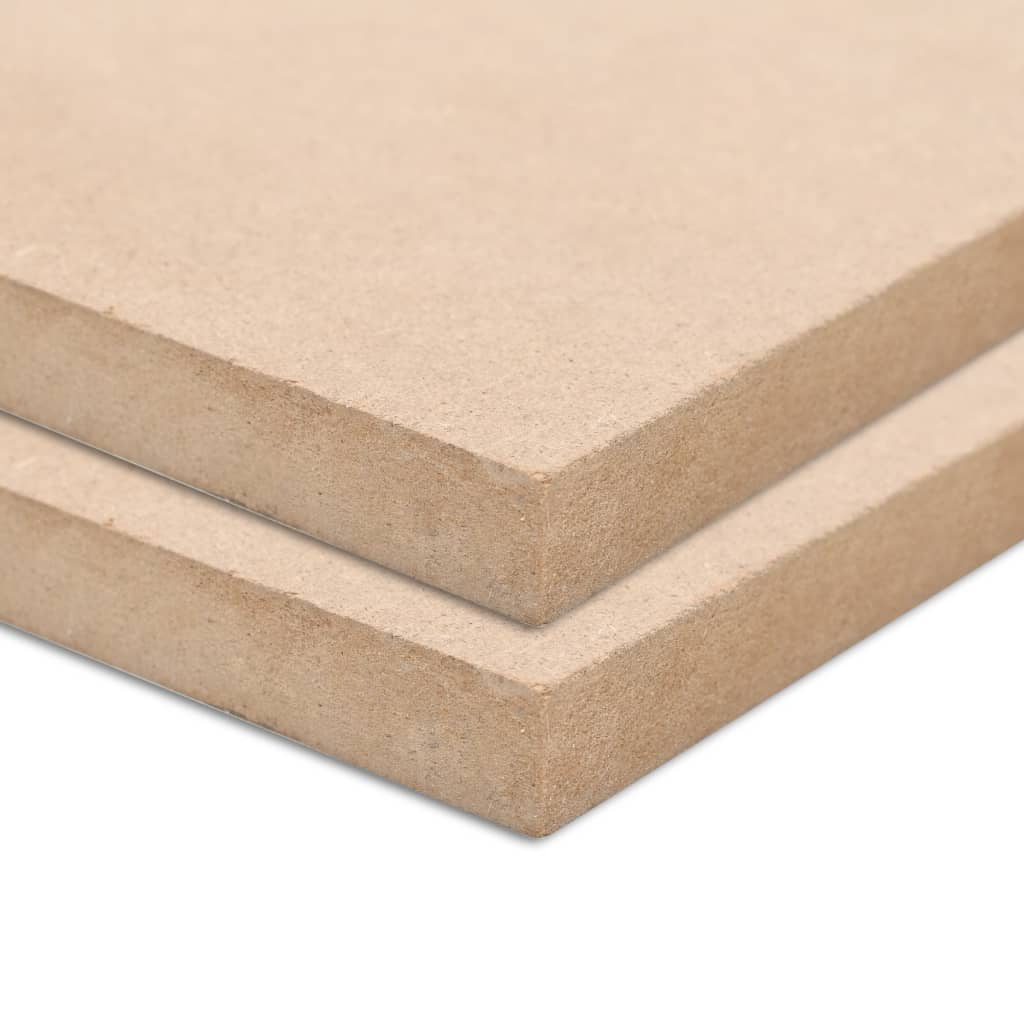 Vidaxl MDF Platen vnteckular 120x6 cm 12 mm 2 STS