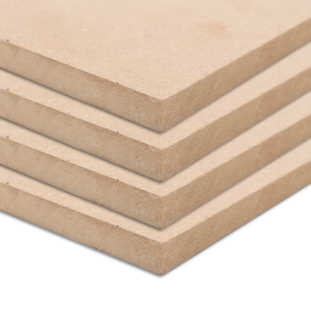 Vidaxl MDF plates square 60x60 cm 25 mm 4 sts