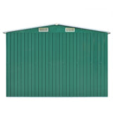 Vidaxl Garden Shed 257x489x181 cm kovina zelena