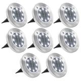 Vidaxl Erdlampen 8 St. Solar LED Weiß