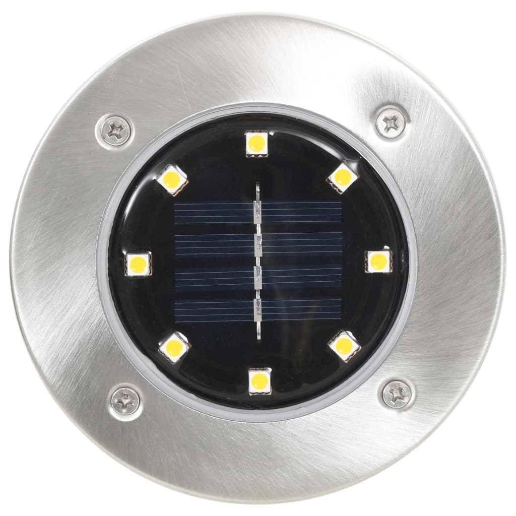 Vidaxl Erdlampen 8 St. Solar LED warmes Weiß