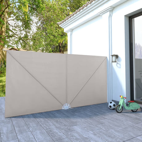 Vidaxx faltbarer Terrassenschirm 400x200 cm creme