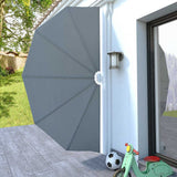 Vidaxl terrasscherm inklapbaar 160 cm grijs