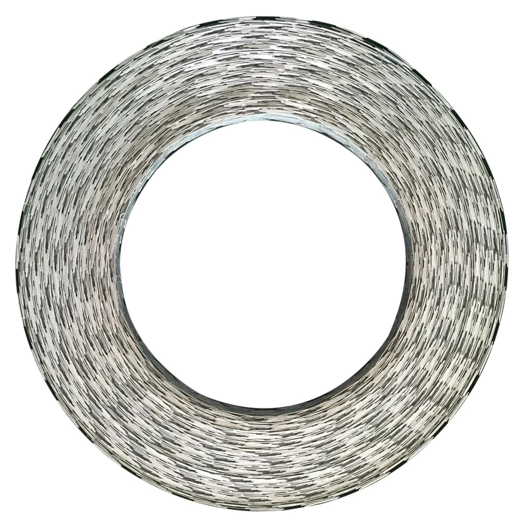 VidaXL Shaver mound wire Concertina 500 m galvanized steel