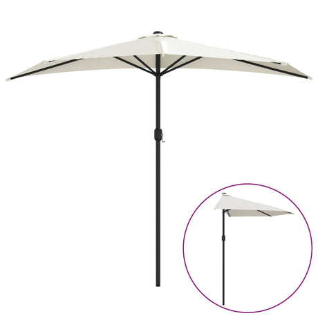 Vidaxl Balcony Parasol Halb