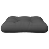 Vidaxl Pallet cushion 58x58x10 cm Fabric Gray