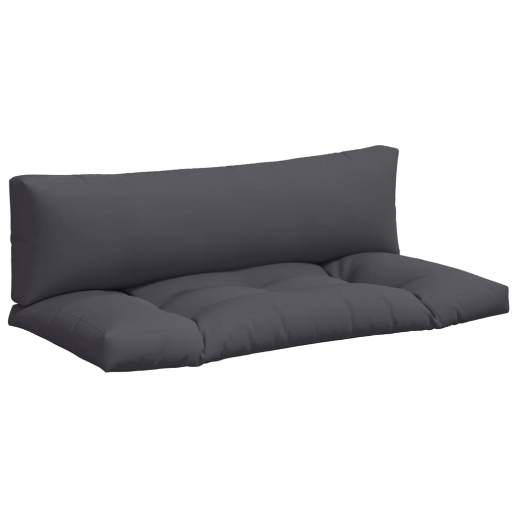 Vidaxl Pallet cushions 2 st fabric gray