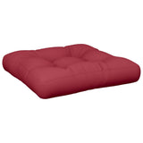 Vidaxl Pallet cushion 58x58x10 cm Fabric red