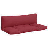 Vidaxl Pallet cushions 2 st fabric red