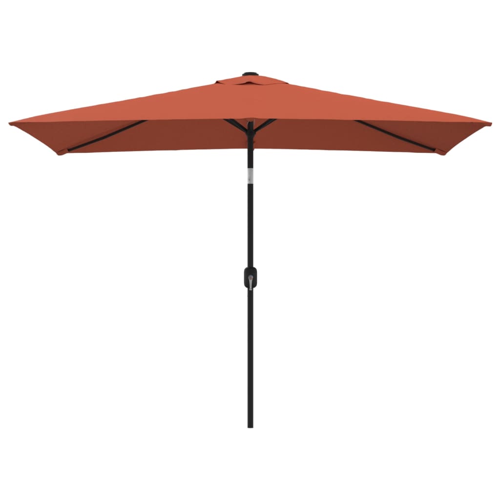 Vidaxl parasol avec poteau métallique 300x200 cm terre cm