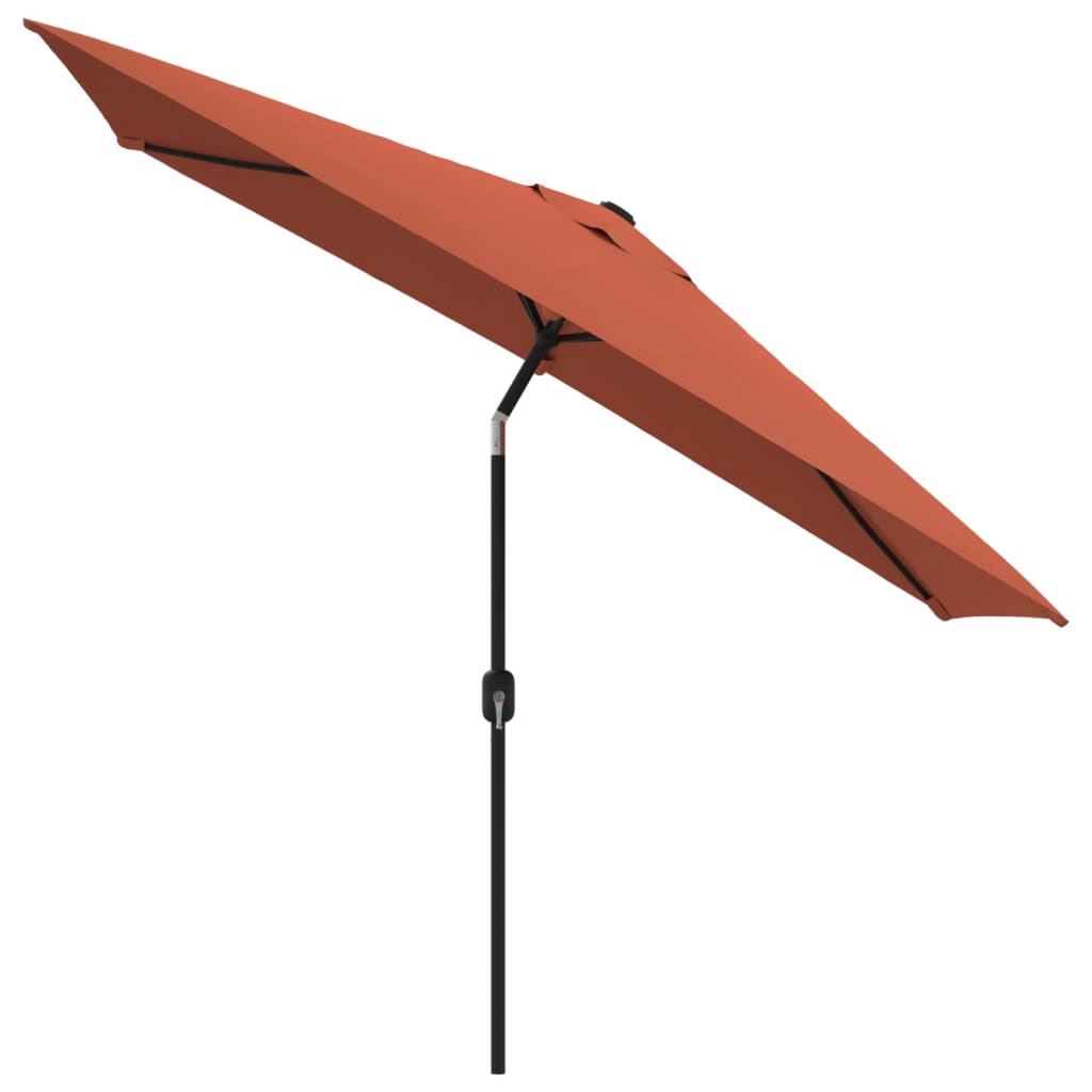 Vidaxl parasol avec poteau métallique 300x200 cm terre cm