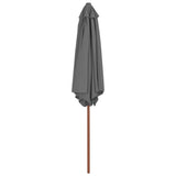 Vidaxl -Parasol mit Holzstange 270 cm Anthrazit