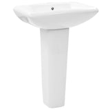 VidaXL Washbasin on foot detached 580x470x200 mm ceramic white