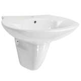 Vidaxl Washbasin Wall -namontovaná 690x520x210 mm keramická bílá