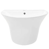 Vidaxl wasbak wit 56 x 48 x 42 cm geglazuurd keramiek