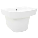 Vidaxl wasbak wit 50 x 45 x 41 cm geglazuurd keramiek