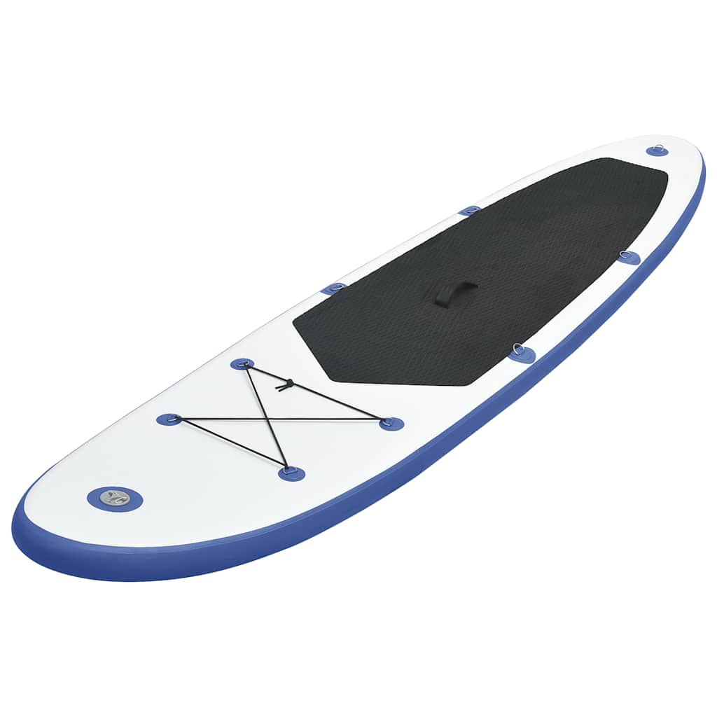 Vidaxl stand-up paddleboard gonflable bleu et blanc