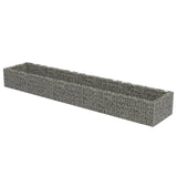 Vidaxl Gabion Sadzarka podniesiona 450x90x50 cm ocynkowana stal