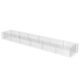 Vidaxl Gabion Planter hævet 540x90x50 cm galvaniseret stål