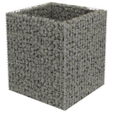 Vidaxl Gabion fioriera da 90x90x100 cm in acciaio zincato