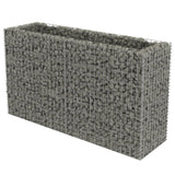 Vidaxl Gabion Planter hævet 180x50x100 cm galvaniseret stål