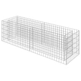 Vidaxl Gabion -Pflanzer erhöhte 180x50x50 cm verzinkter Stahl
