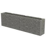 Vidaxl Gabion Planning Box podniesiony stal ocynkowana 360x50x100 cm