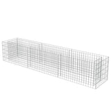 Vidaxl Gabion Planter höjde 270x50x50 cm galvaniserat stål