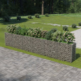 Vidaxl Gabion Planning Box ze stali ocynkowanej 540x50x100 cm