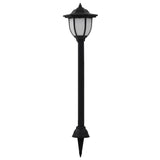 Vidaxl -LED -Solarlampen schwarze 3 PCs