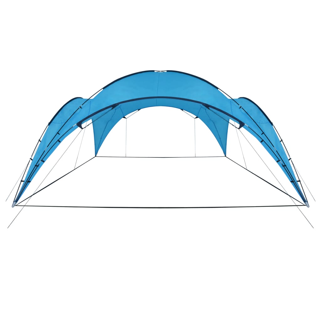Vidaxl Partytent Boog 450x450x265 cm hellblau