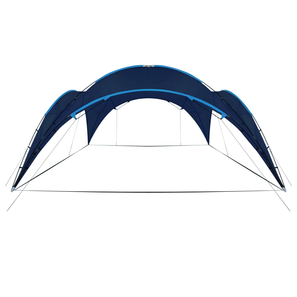 Vidaxl Partytent boog 450x450x265 cm temno modra