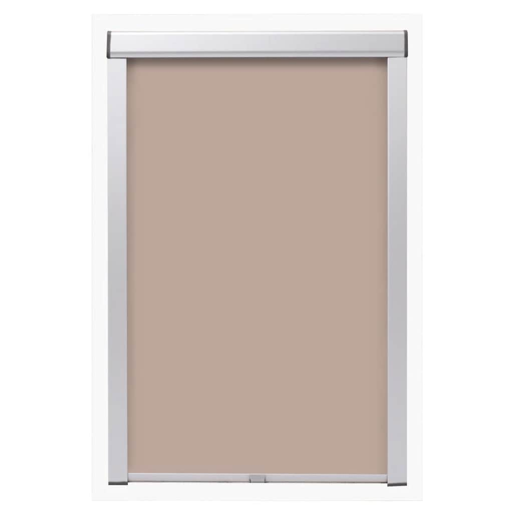 VidaXL Roller blind blackout Beige CK04