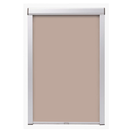 Vidaxl Roller Blind Blackout Beige SK08