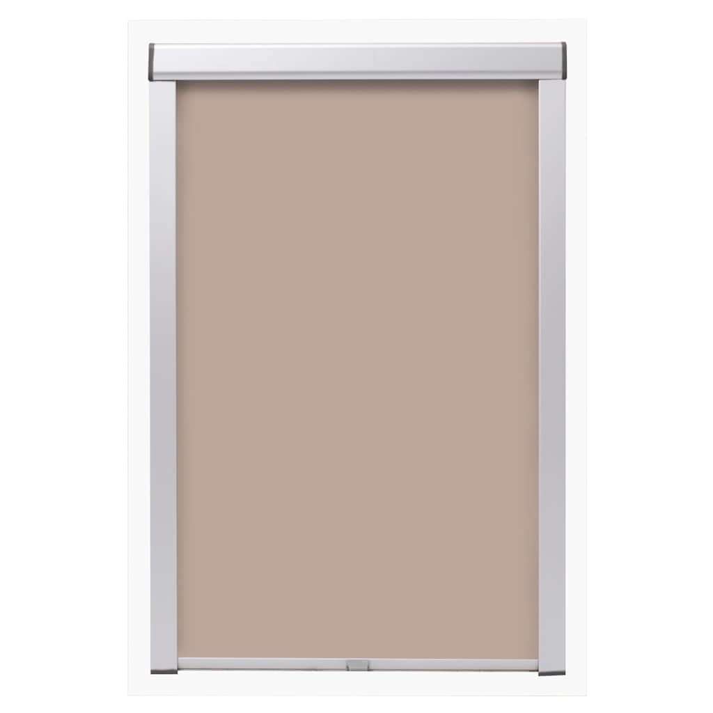Vidaxl Verdunkelungsrollo beige uk08