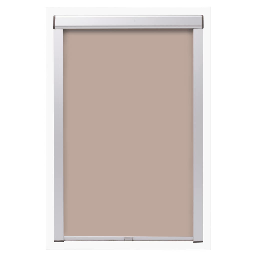 Vidaxl Verdunkelungsrollo beige uk08