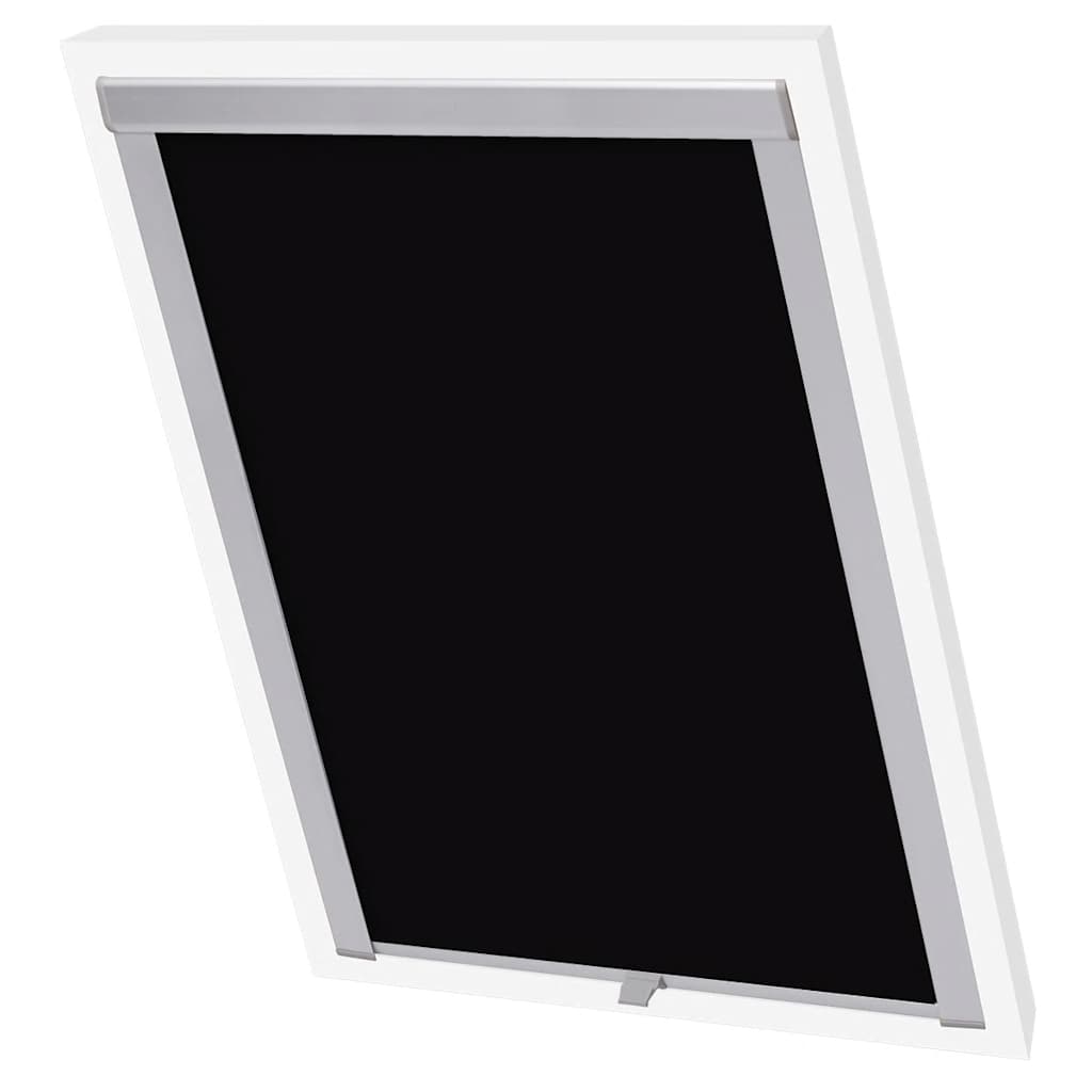 Vidaxl Roller Blind Damning Black MK08