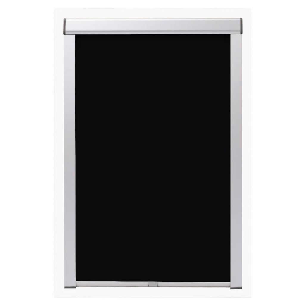 Vidaxl Roller Blind Damning Black MK08