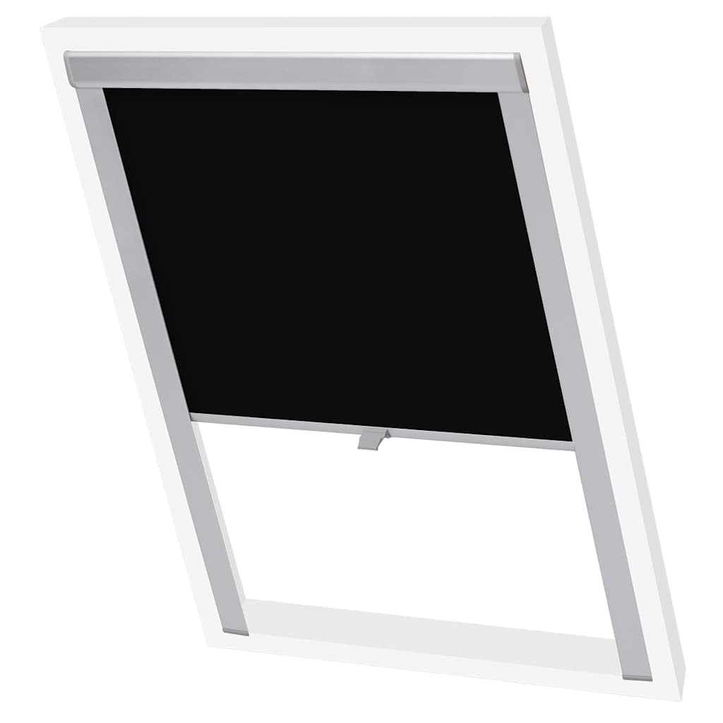 VidaXL Roller blind Damning Black PK08