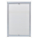 VidaXL Roller blind pleated White SK08