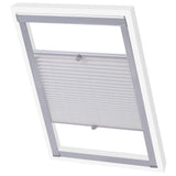Vidaxl Roller Blind Falten weiß uk08