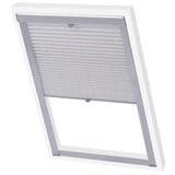 Vidaxl Roller Blind Falten weiß uk08