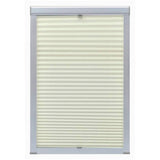 Vidaxl Roller blind pleated Cream CK02